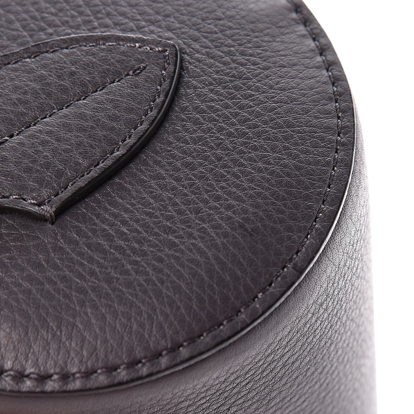 Calfskin The Barrel Bag Grey
