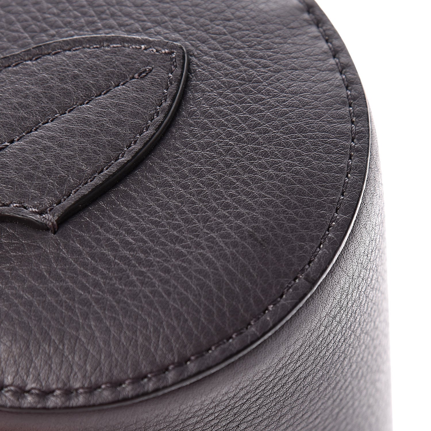 Burberry Calfskin The Barrel Bag Grey 12 of 15