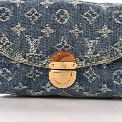 Louis Vuitton Monogram Denim Mini Pleaty Blue 8 of 11