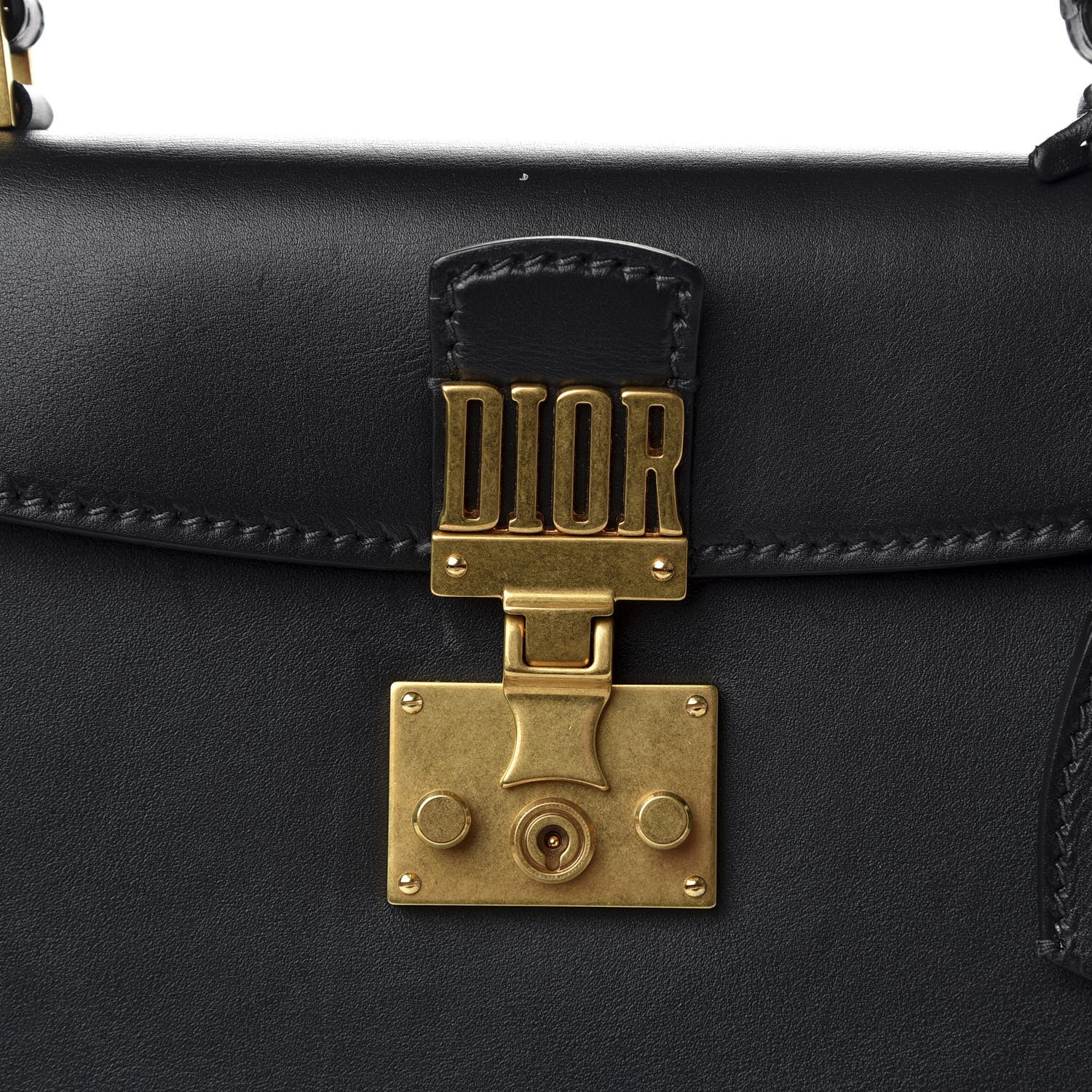 Christian Dior Calfskin Dioraddict Top Handle Black 10 of 10