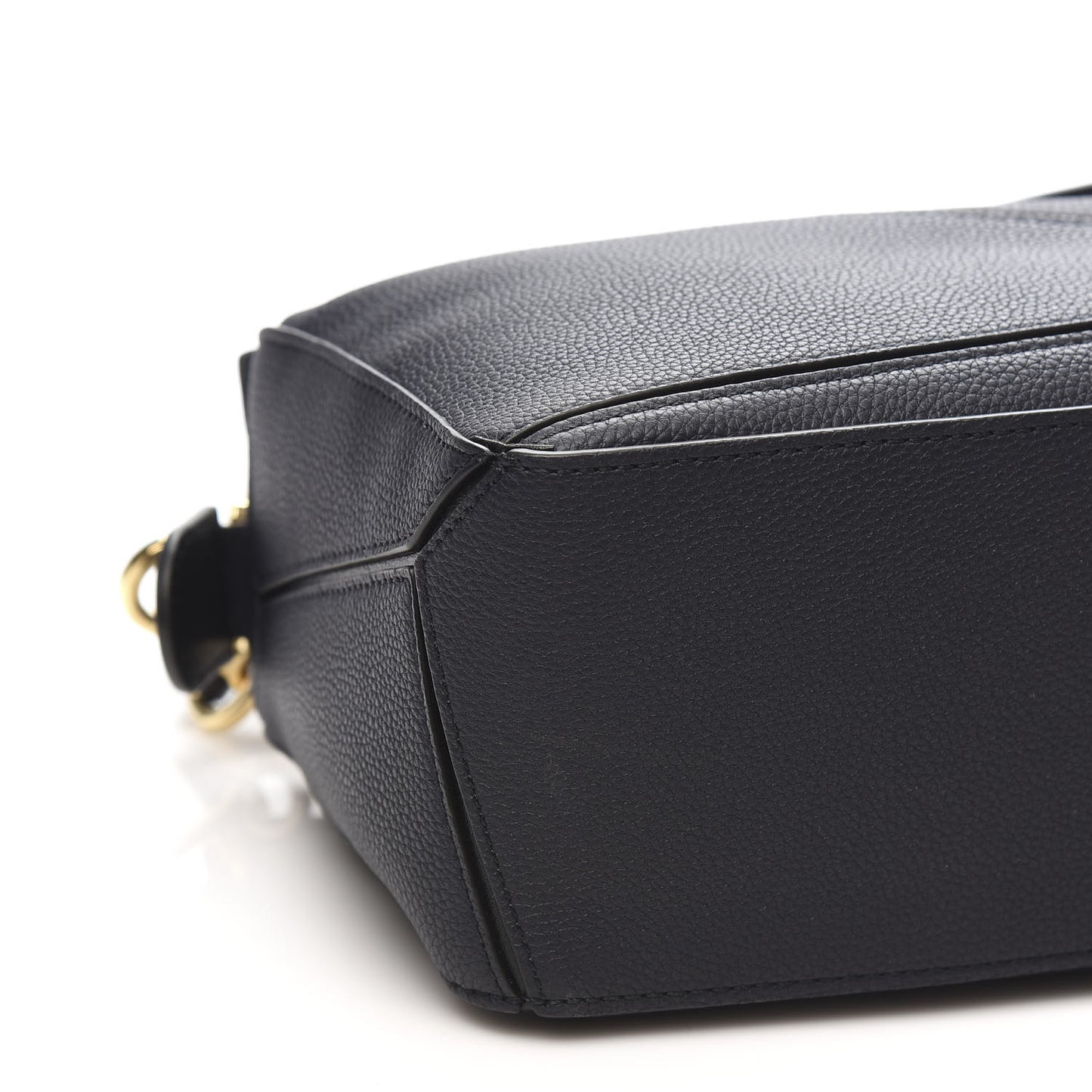Calfskin Small Puzzle Bag Midnight Blue Black