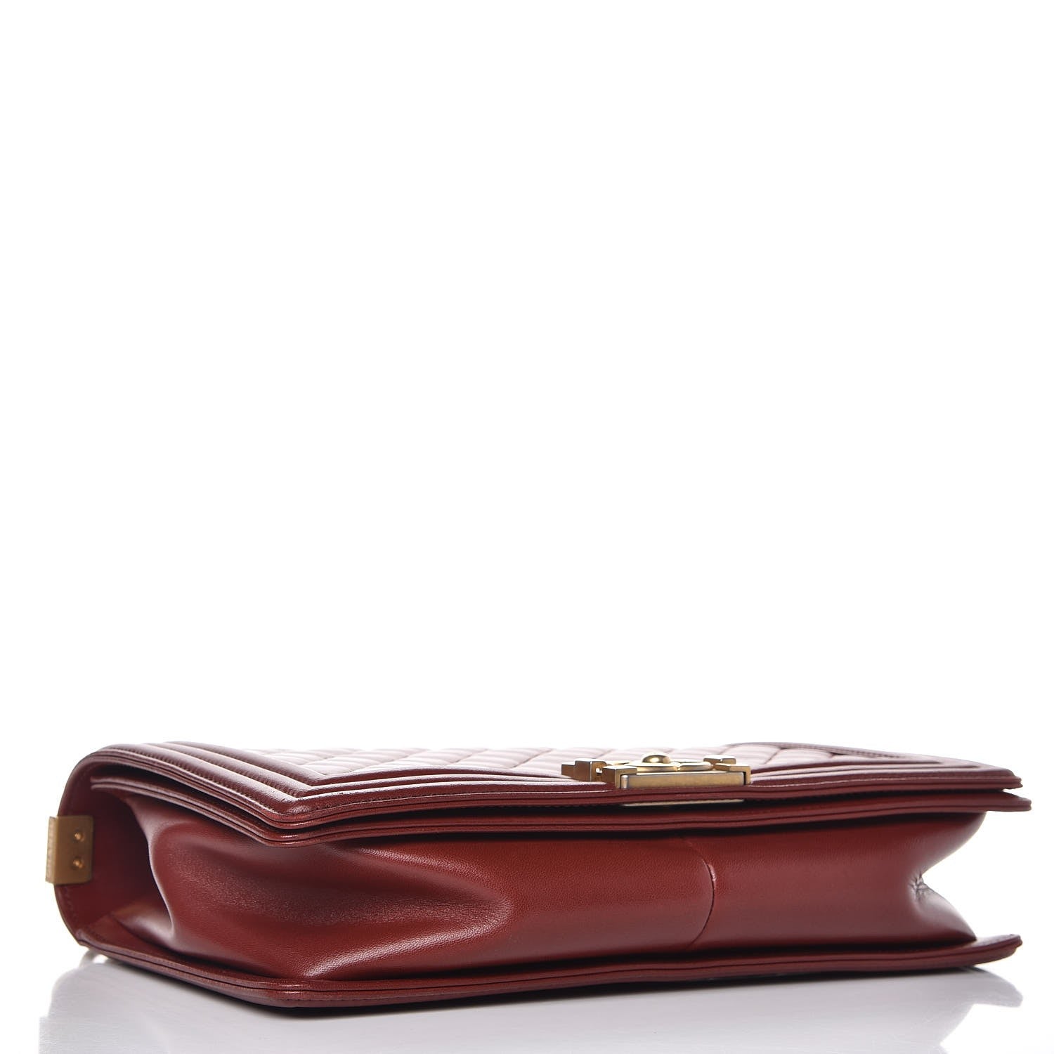 Chanel Lambskin Quilted New Medium Boy Flap Burgundy 4 of 10