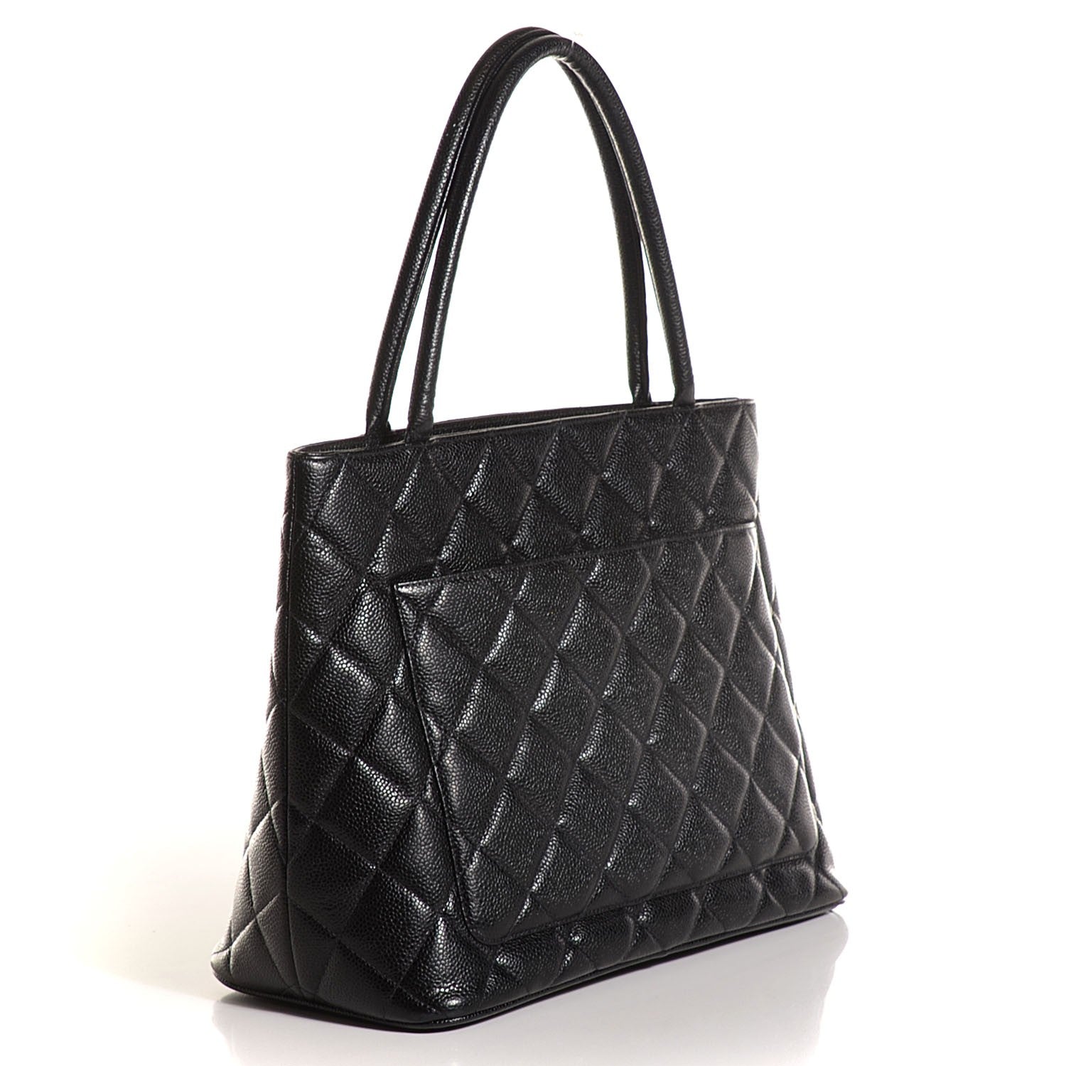 Chanel Caviar Quilted Medallion Tote Black 3 of 9