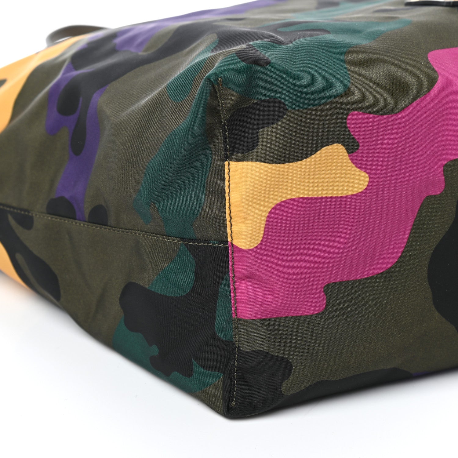 Valentino Garavani Canvas Camouflage Rockstud Reversible Tote Multicolor 8 of 9