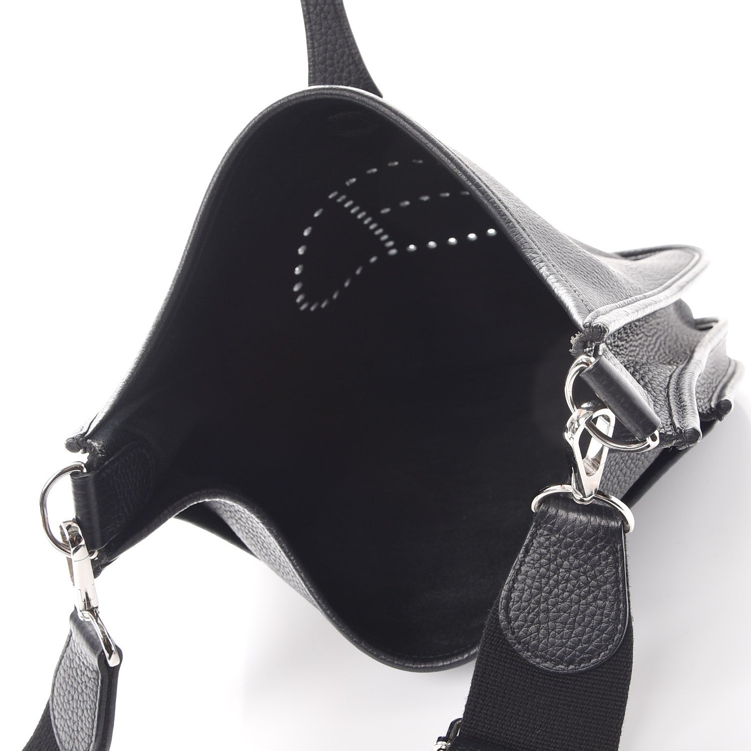 Hermes Taurillon Clemence Evelyne III PM Black 5 of 9