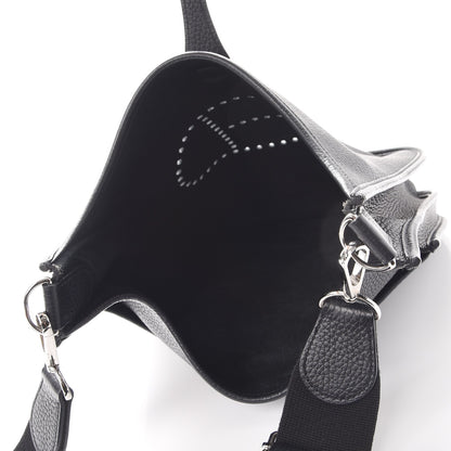 Hermes Taurillon Clemence Evelyne III PM Black 5 of 9