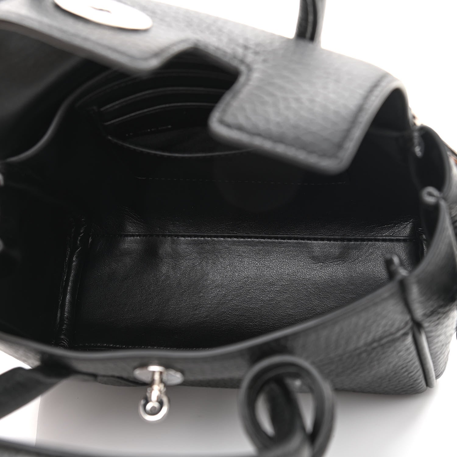 Mulberry Small Classic Grain Mini Bayswater Black 4 of 9