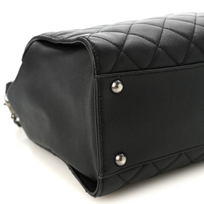 Chanel Caviar Quilted Medium CC Bucket Bag Black 8 of 10