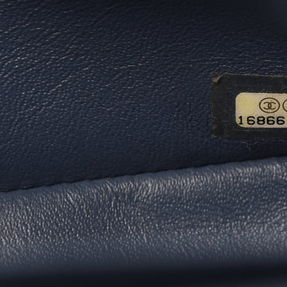 Chanel Lambskin Quilted Jumbo Double Flap Light Blue 9 of 10