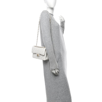 Chanel Caviar Quilted Small Double Flap White 2 of 10