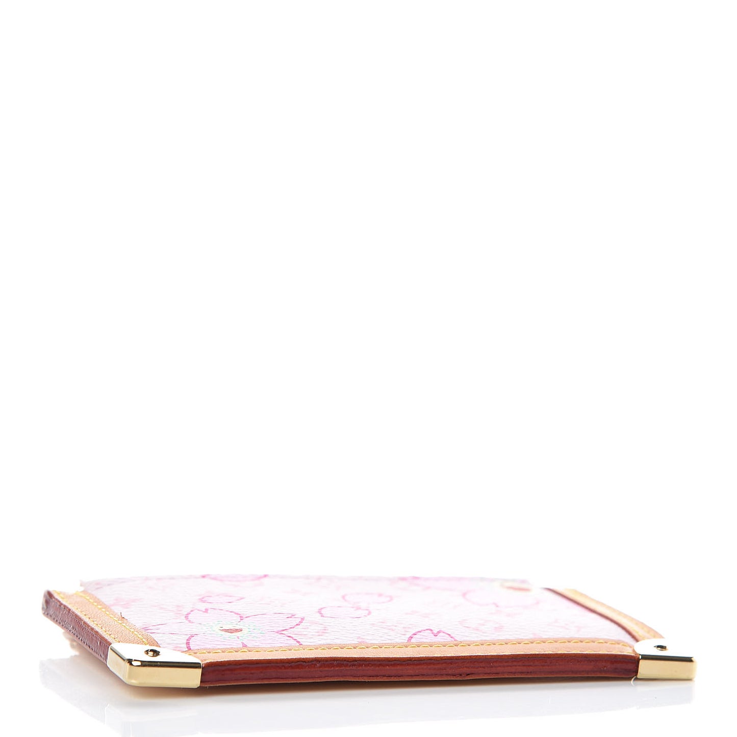 Monogram Cherry Blossom Key Pouch Pink
