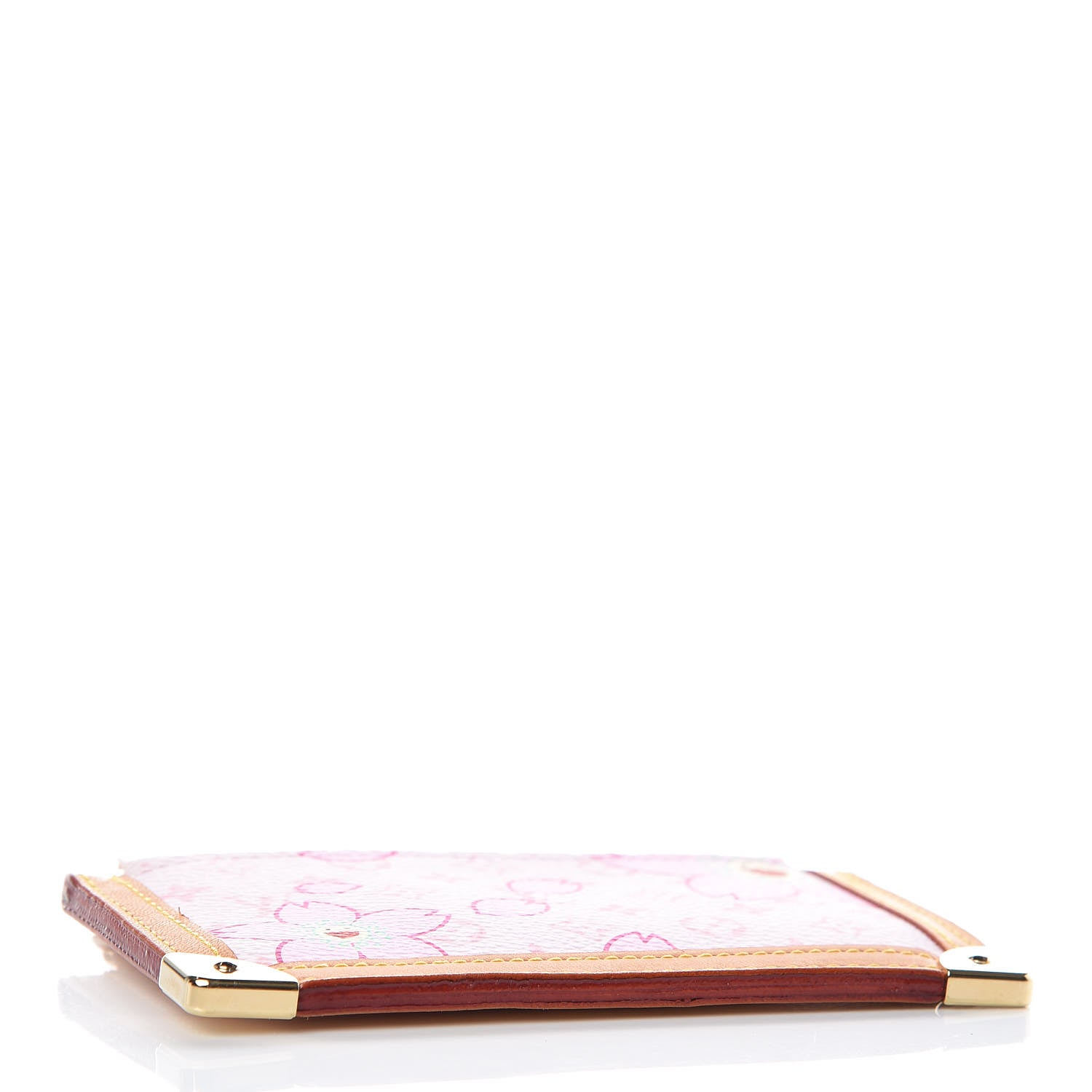 Louis Vuitton Monogram Cherry Blossom Key Pouch Pink 4 of 7