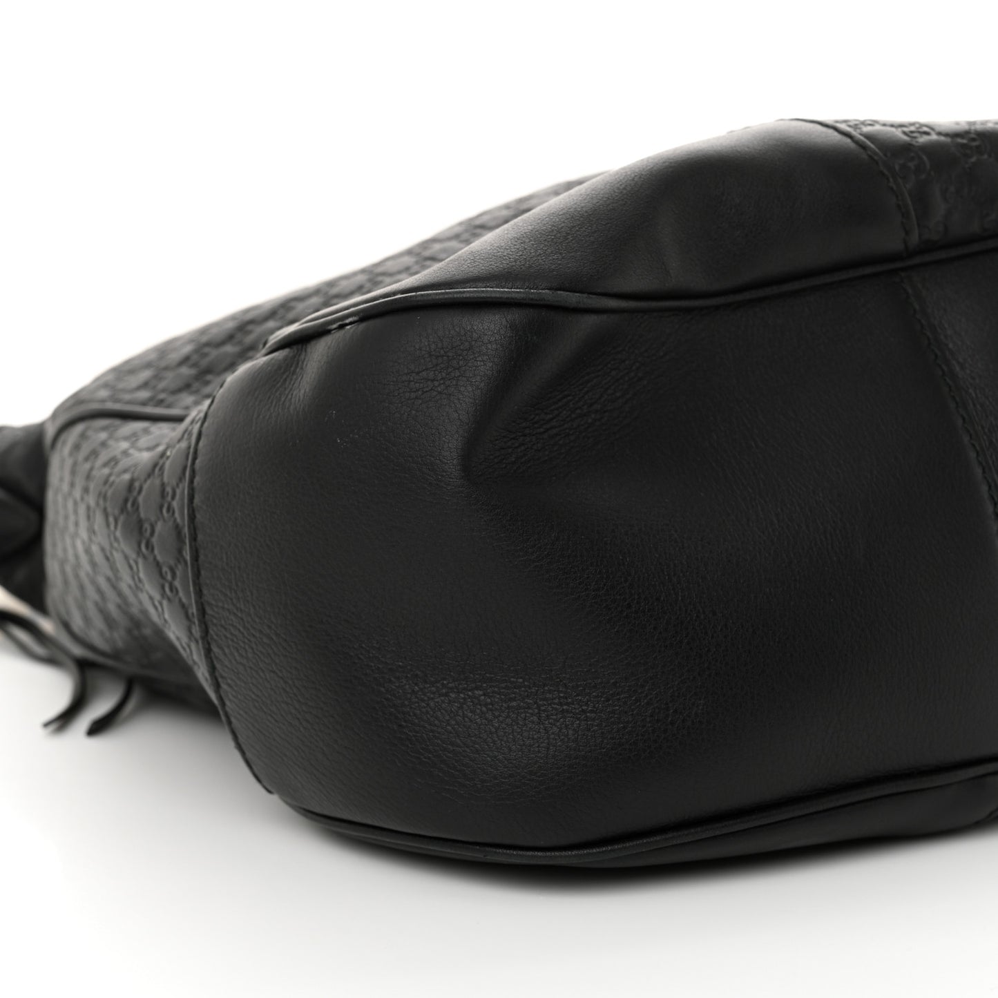Soft Microguccissima Margaux Hobo Black