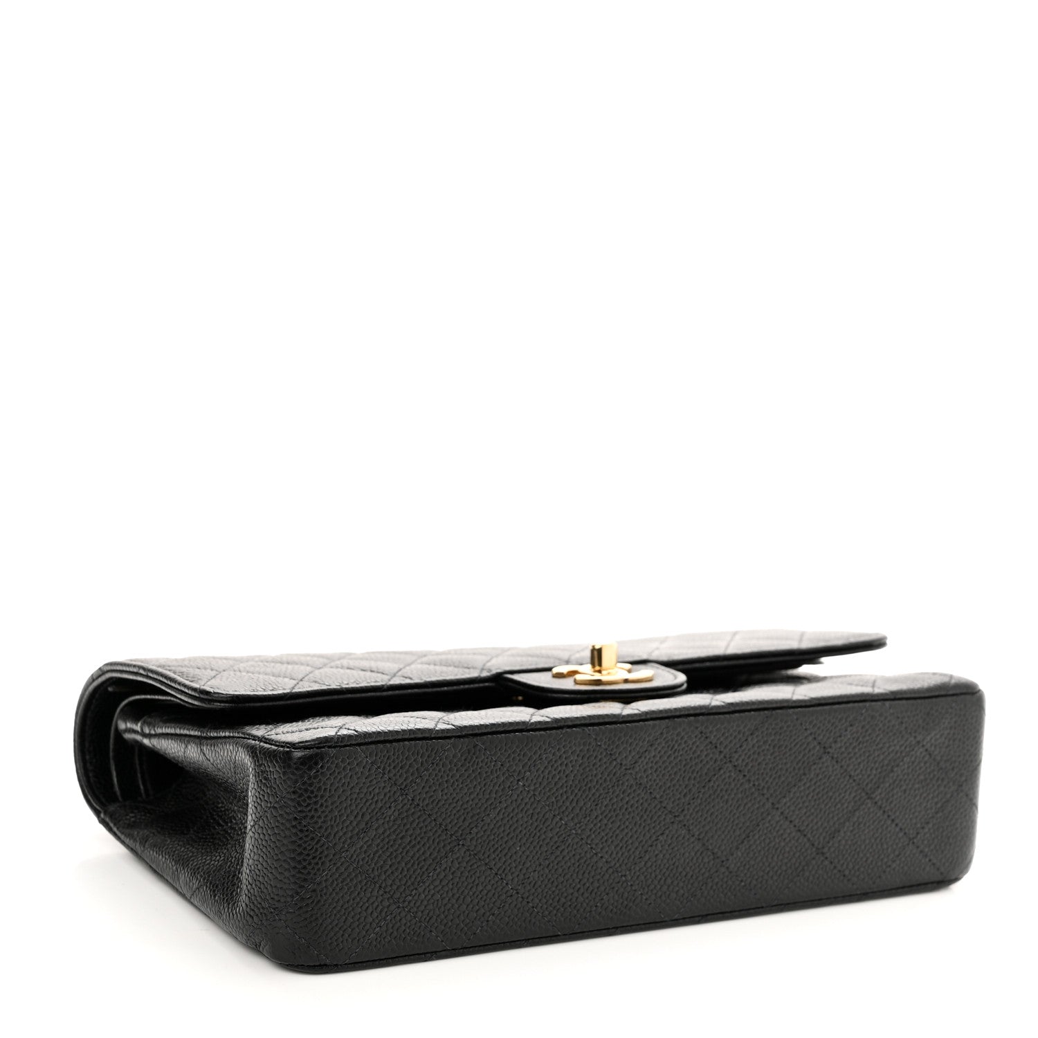 Chanel Caviar Quilted Medium Double Flap Black 4 of 10