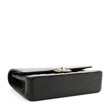 Chanel Caviar Quilted Medium Double Flap Black 4 of 10
