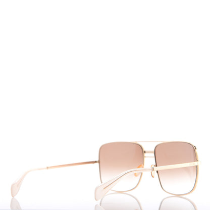 Celine Metal Sunglasses CL 41808/S Gold 4 of 6