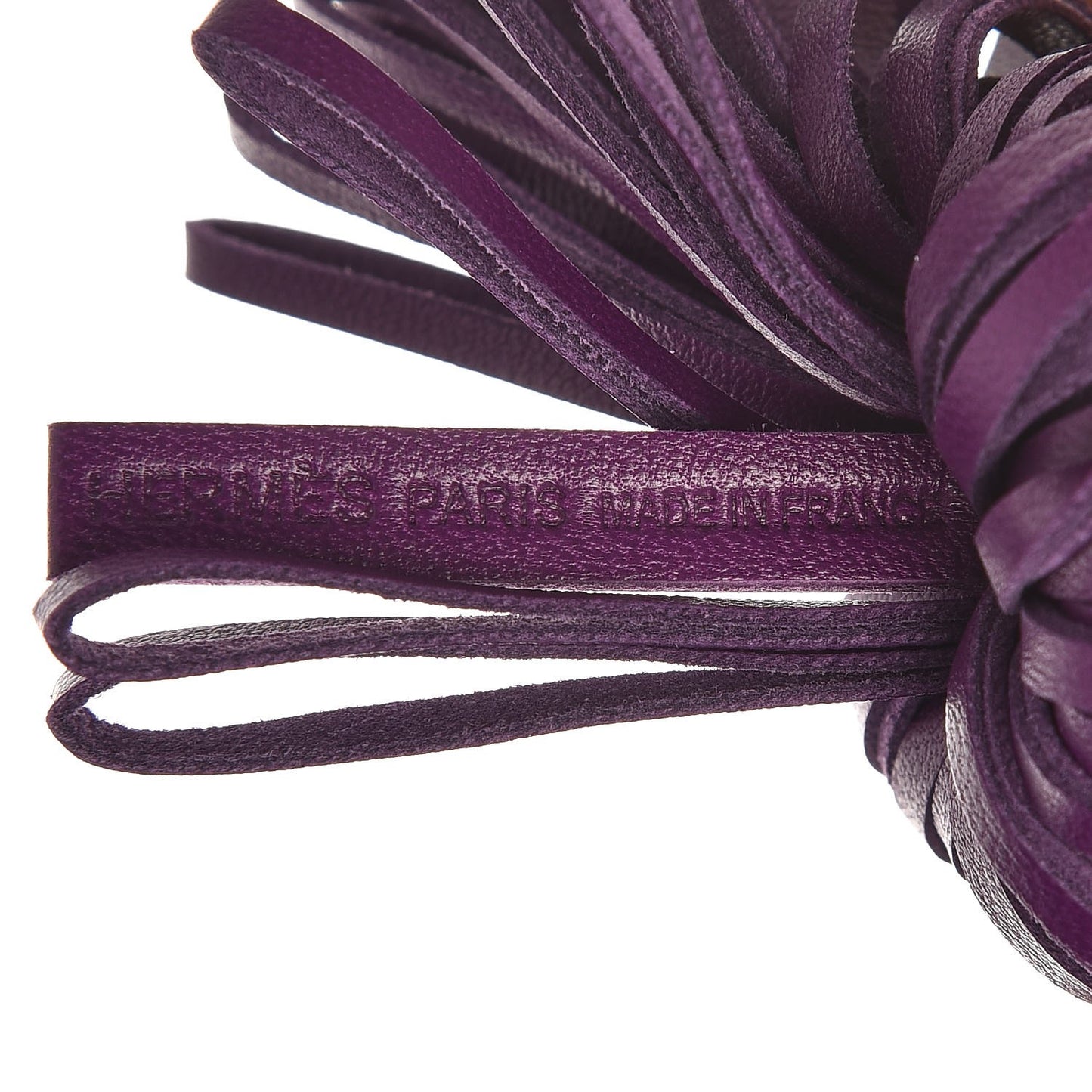 Lambskin Carmen Tassel Key Holder Violet