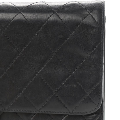 Chanel Lambskin Quilted Medium Single Flap Black 18 of 18