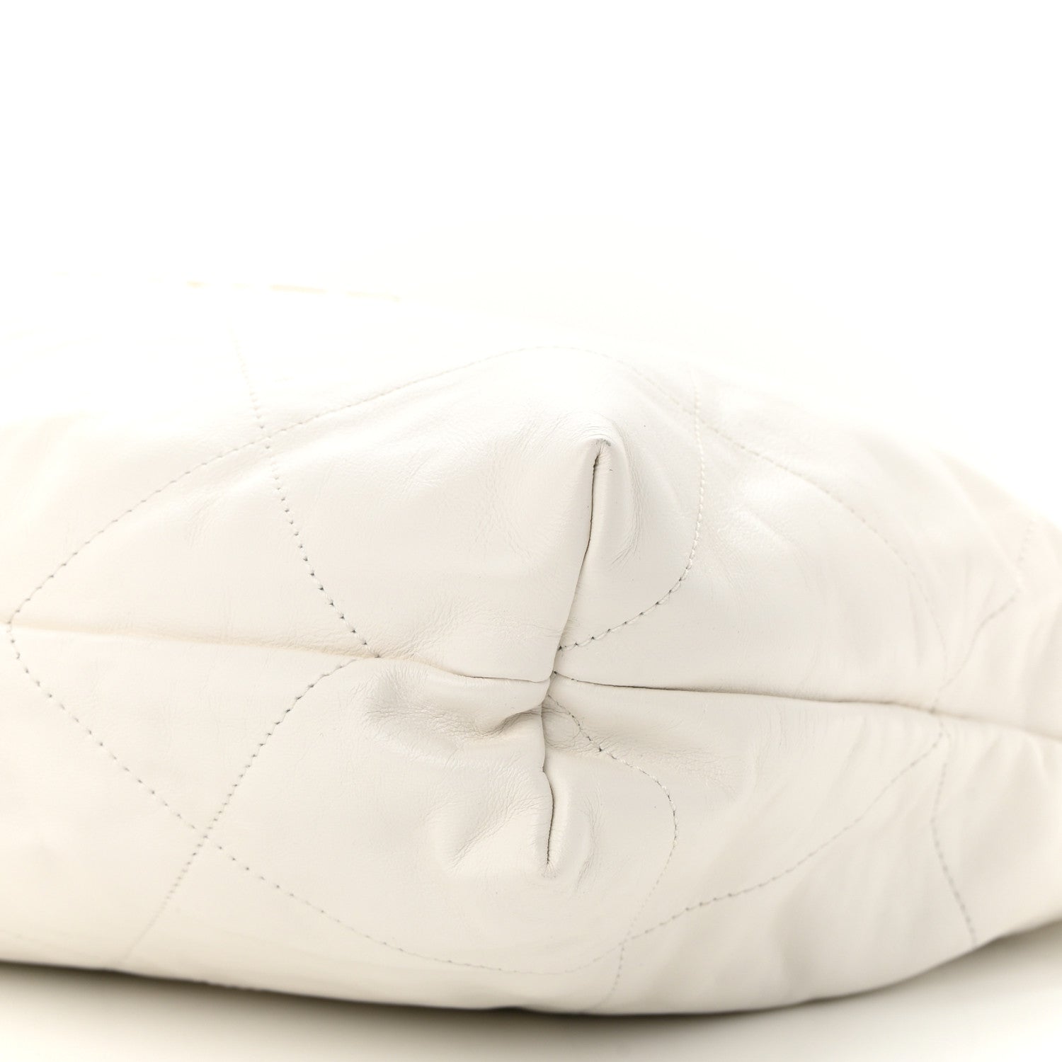 Chanel Shiny Calfskin Quilted Chanel 22 White 11 of 12