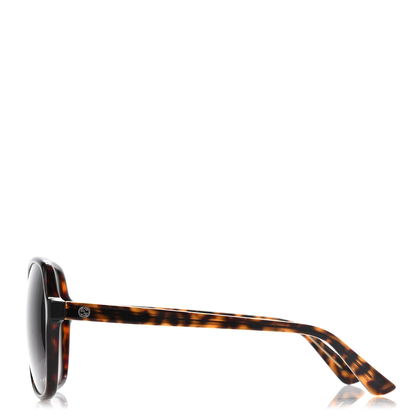 Acetate Oversize Round Frame Sunglasses GG0509S Tortoise