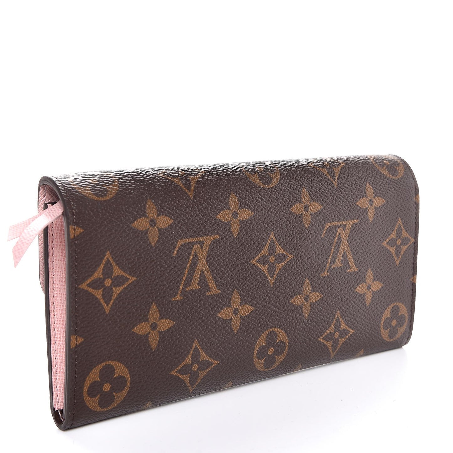 Monogram Emilie Wallet Rose Ballerine