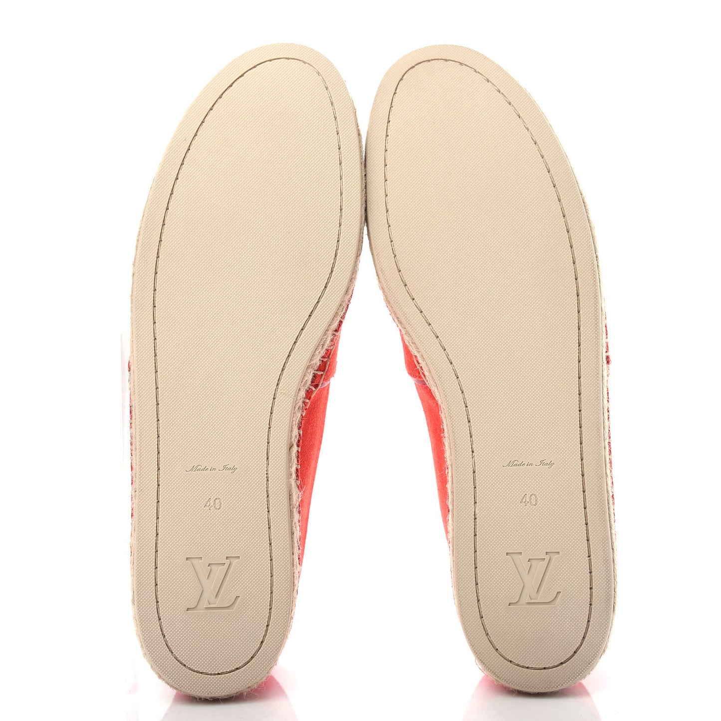 Canvas Waterfall Espadrille 40 Rouge