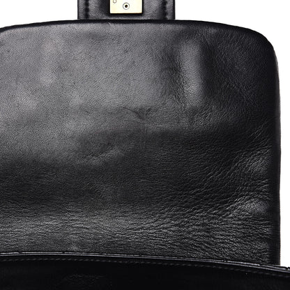 Chanel Glazed Calfskin Stingray Bindi CC Accordion Tote Black 12 of 12
