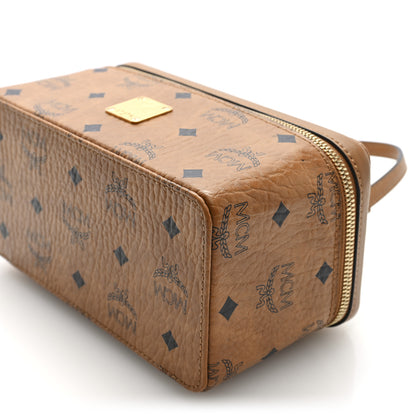MCM Visetos Rockstar Vanity Case Cognac 9 of 9