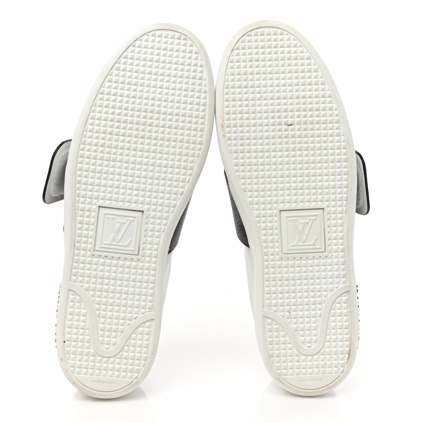 Damier Ebene Front Row Sneaker 39 White