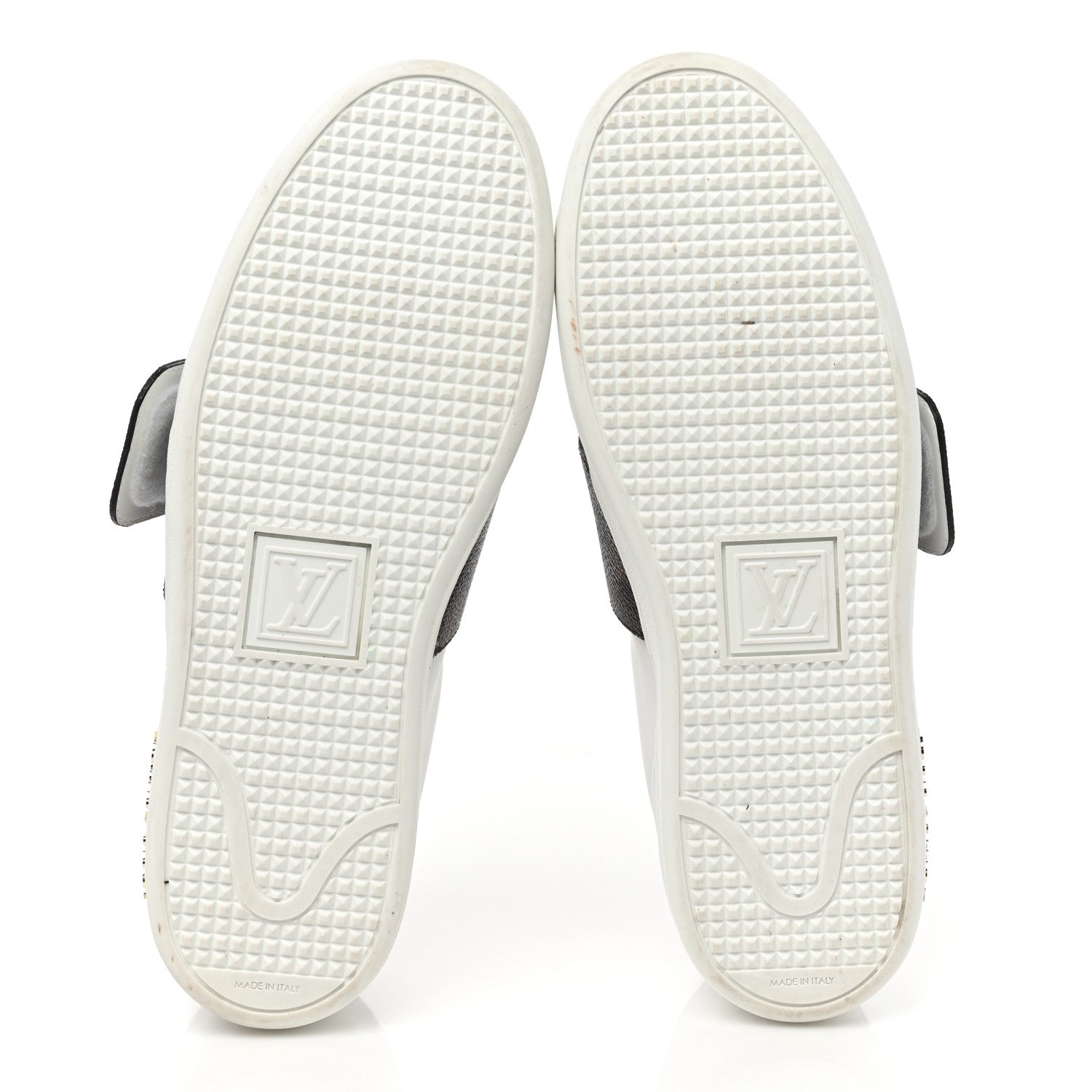 Louis Vuitton Damier Ebene Front Row Sneaker 39 White 5 of 9