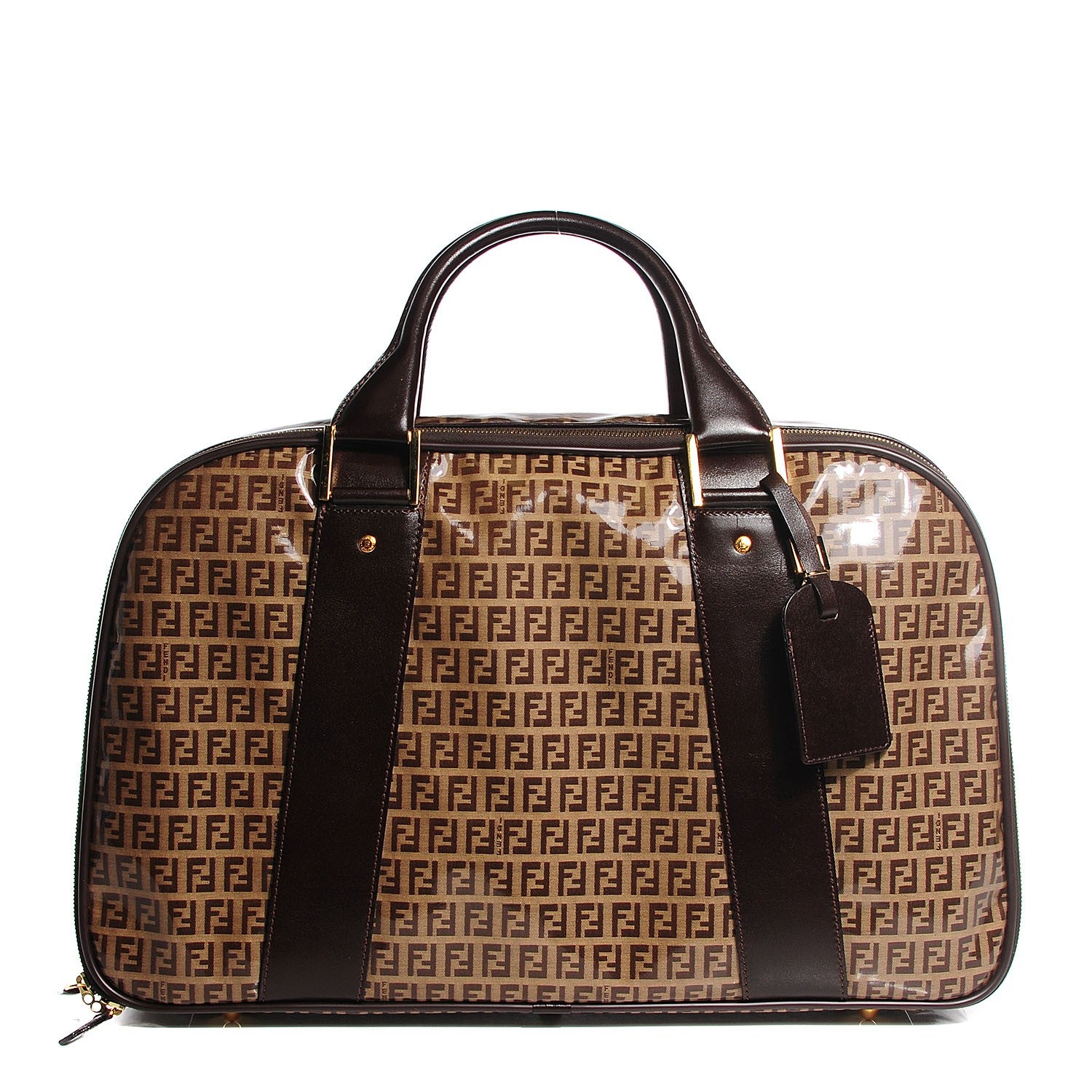 Fendi Vinyl Zucchino Carry On Luggage Moro 1 of 7