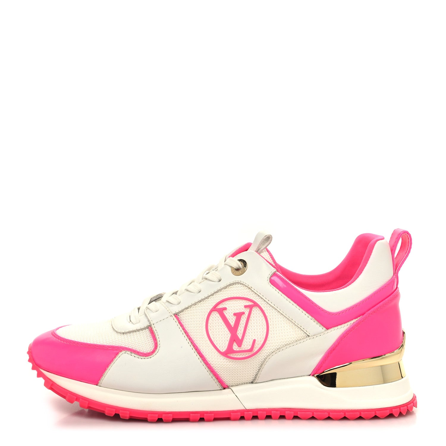 Louis Vuitton Calfskin Run Away Sneakers 37.5 Rose 1 of 8
