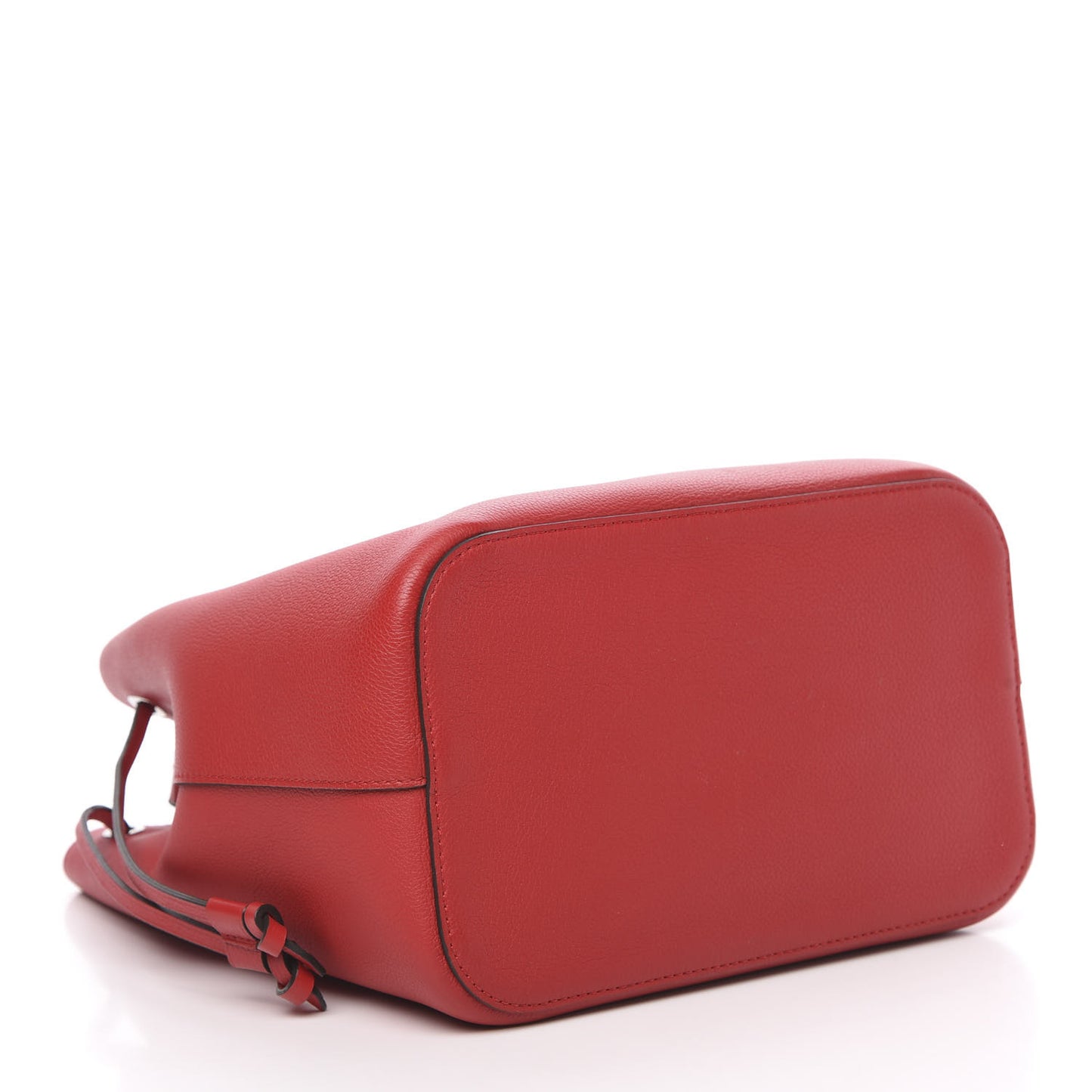 Calfskin Lockme Bucket Rubis
