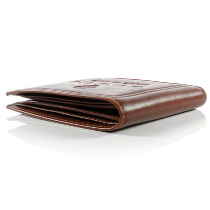 Gucci Mens Leather Bi-Fold Crest Wallet Brown 3 of 6