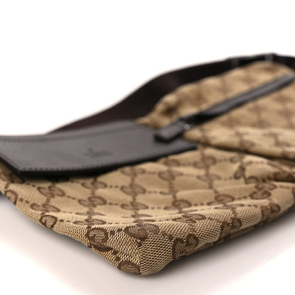 Gucci GG Monogram Double Pocket Belt Bag Dark Brown 7 of 9