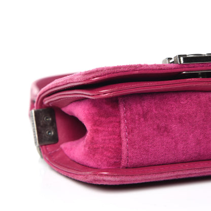 Chanel Velvet Quilted Mini Boy Flap Pink 6 of 13