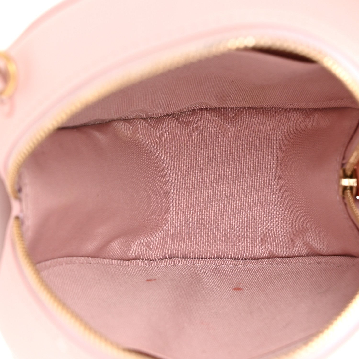 Chanel Calfskin Quilted Pearl Round Clutch With Chain Light Pink 5 of 11