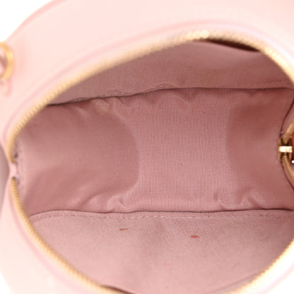 Chanel Calfskin Quilted Pearl Round Clutch With Chain Light Pink 5 of 11