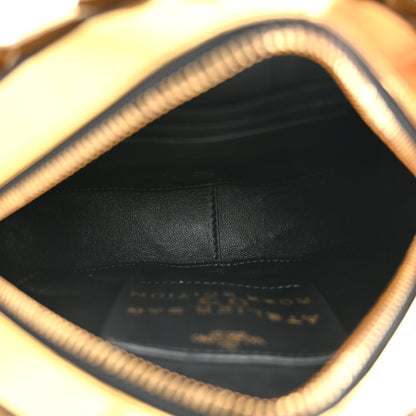 Valentino Garavani Metallic Nappa Atelier 03 Rose Edition Round Crossbody Bag Antique Brass 5 of 9