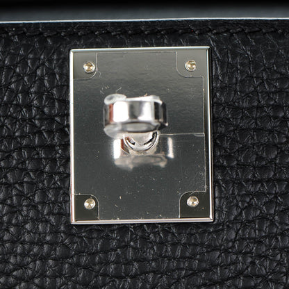 Hermes Taurillon Clemence Jypsiere 28 Black 11 of 12