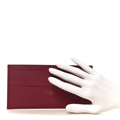 Louis Vuitton Calfskin Pochette Felicie Card Holder Insert Fuchsia 2 of 7