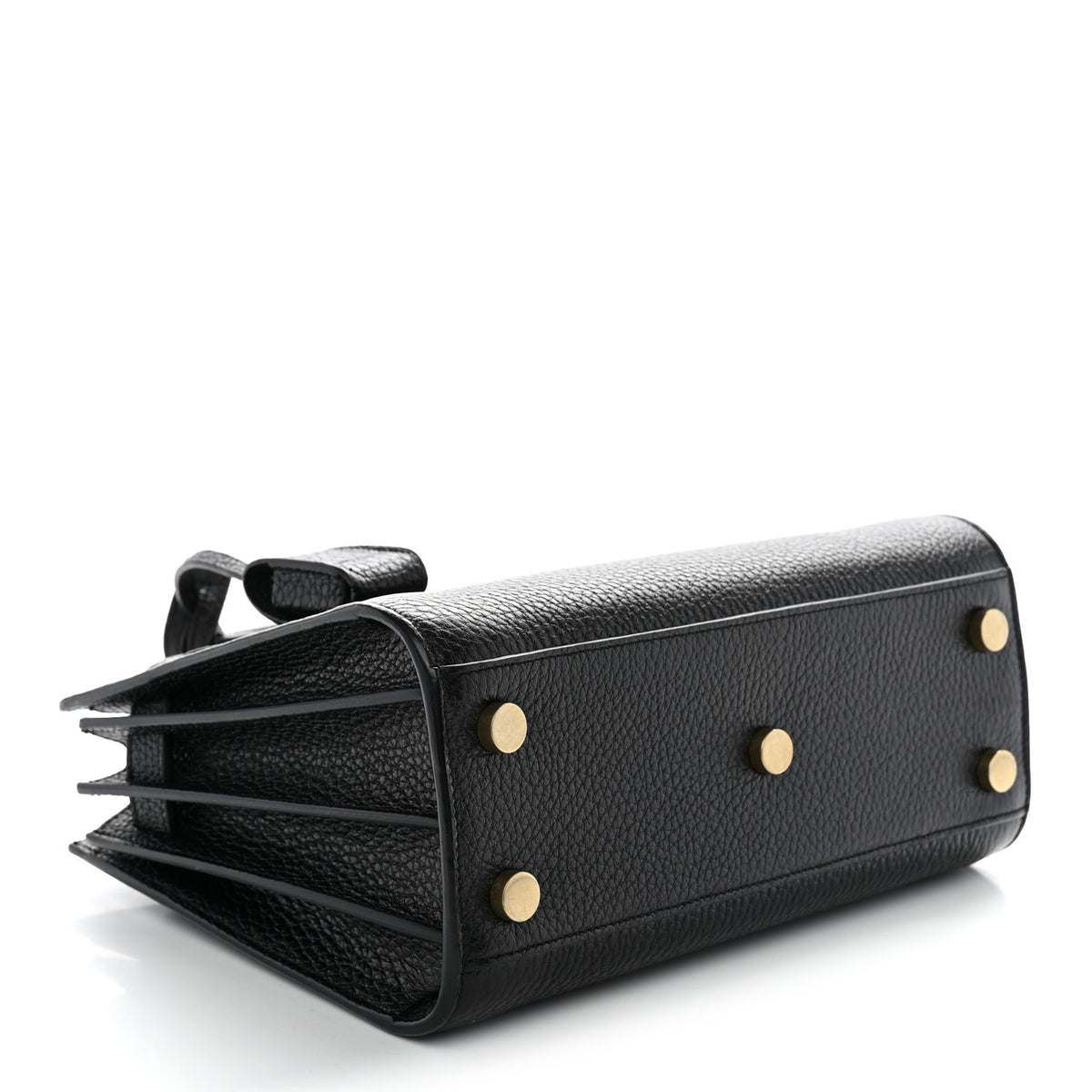 Saint Laurent Grained Calfskin Nano Sac De Jour Black 4 of 12