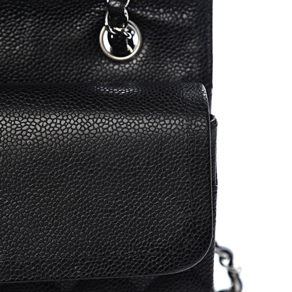 Chanel Caviar Quilted Medium Double Flap Black 9 of 12