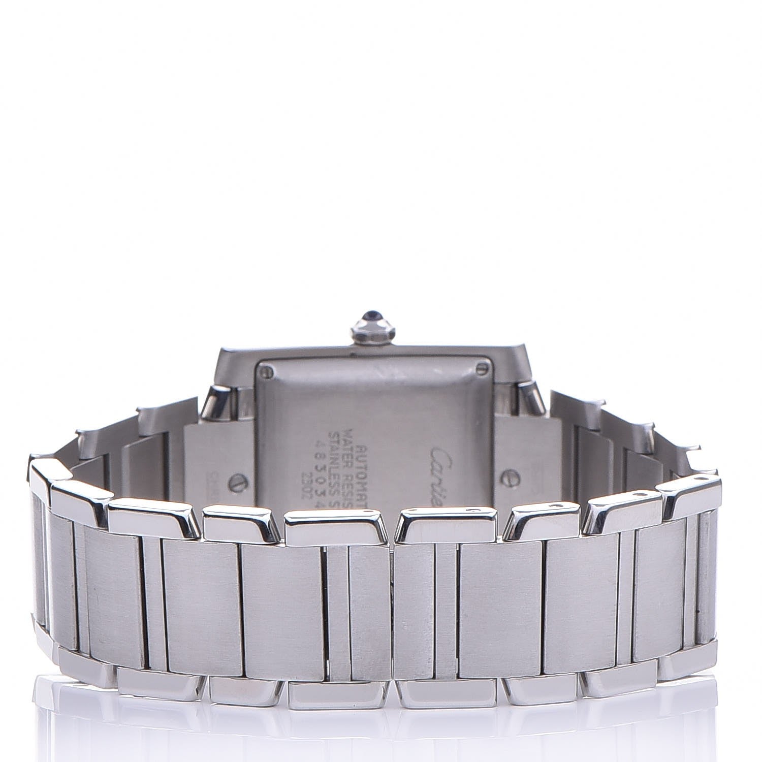 Cartier Stainless Steel 28mm Tank Francaise Automatic Watch 4 of 10