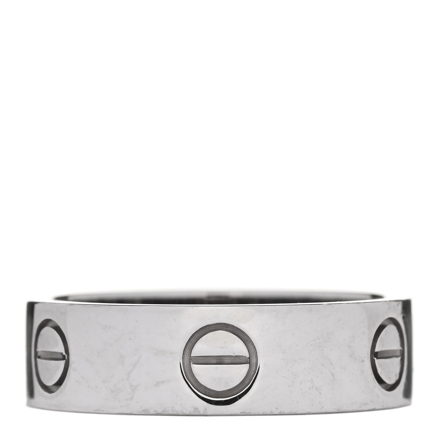 18K White Gold 5.5mm LOVE Ring 59 8.75