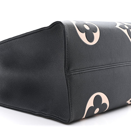 Louis Vuitton Empreinte Monogram Giant Onthego GM Black Beige 8 of 9