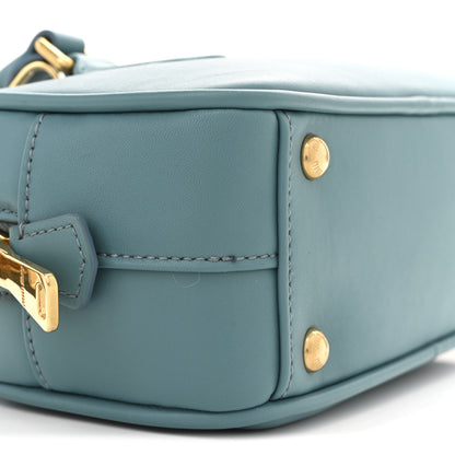 Miu Miu Calfskin Regular Arcadie Top Handle Bag Aqua 8 of 9