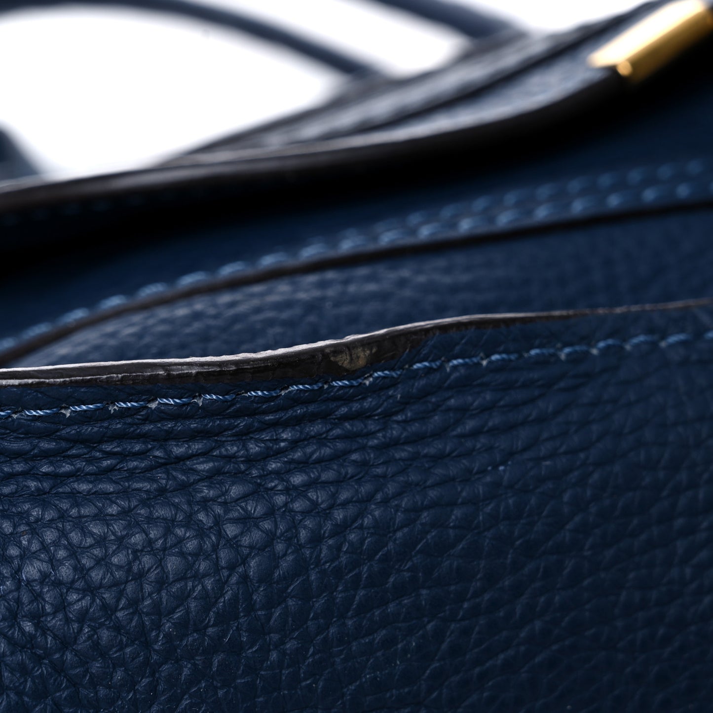 Calfskin Medium Marcie Satchel Navy