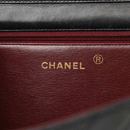 Chanel Lambskin Quilted Jumbo Single Flap Black 5 of 7