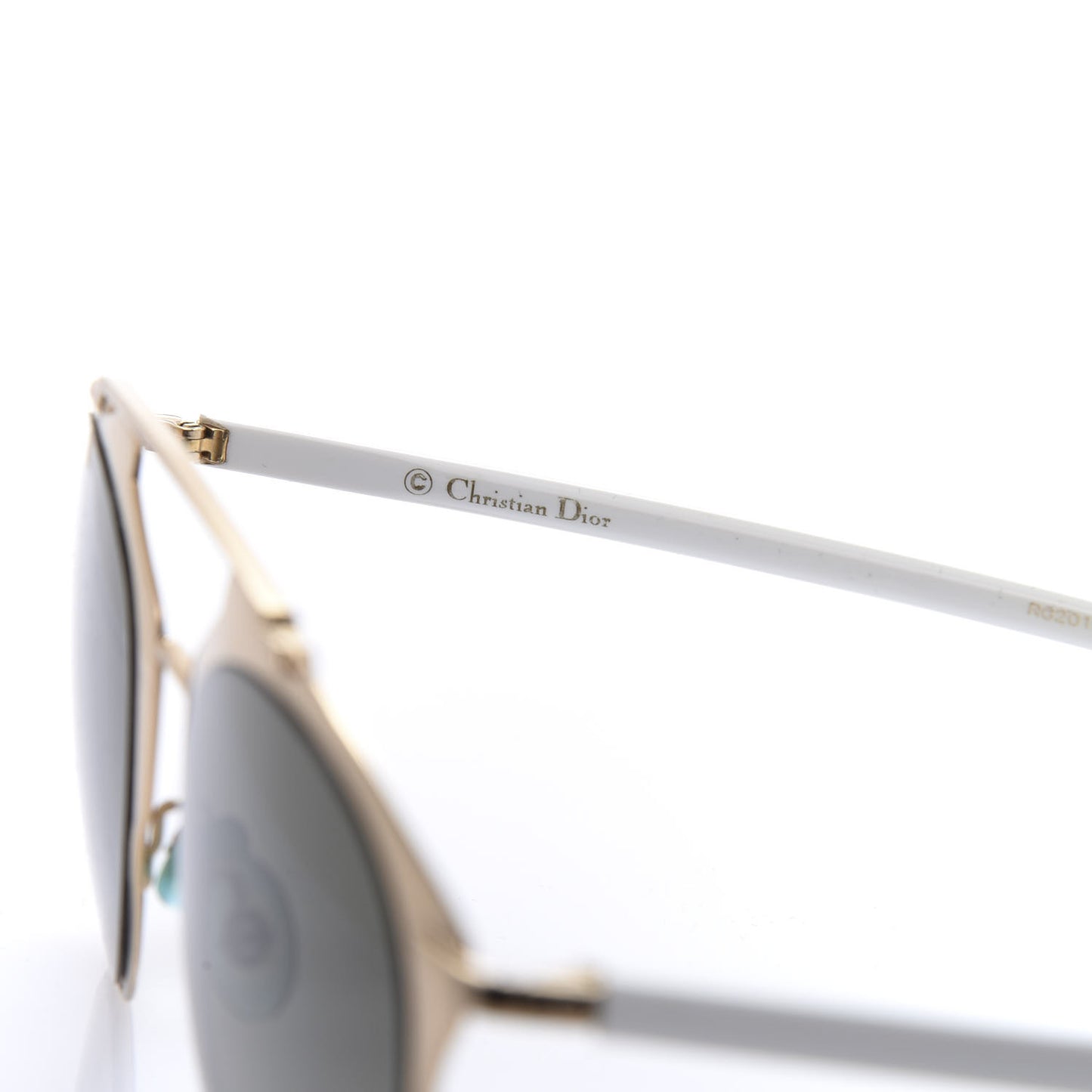Reflected Sunglasses Rose Gold White